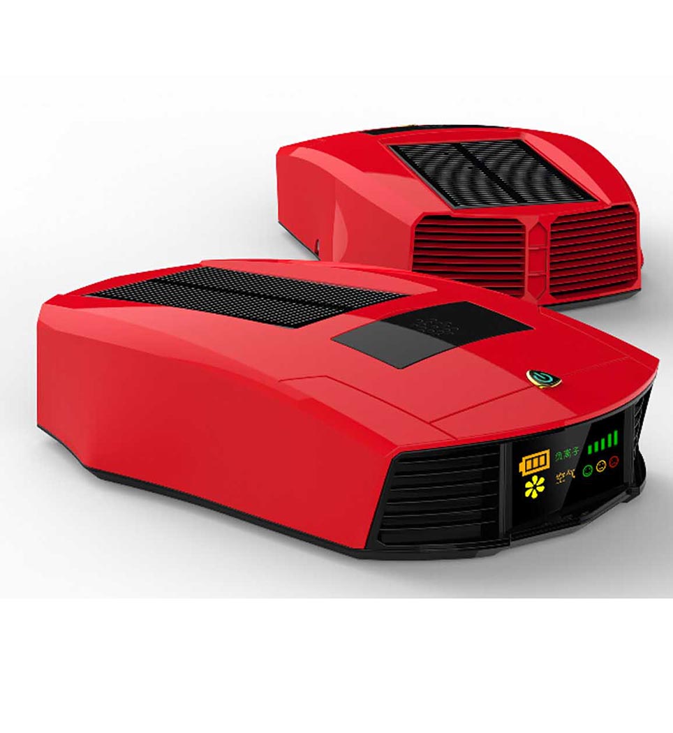 دستگاه تصفیه هوا خودرو آکرومات مدل Solar -قرمز